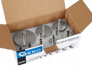 Geko Kpl. wierteł koronowych diamentowych do gresu 6-68mm 10el. (20) 3