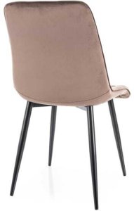 Signal KRZESŁO CHIC VELVET CAPPUCCINO SIGNAL 3