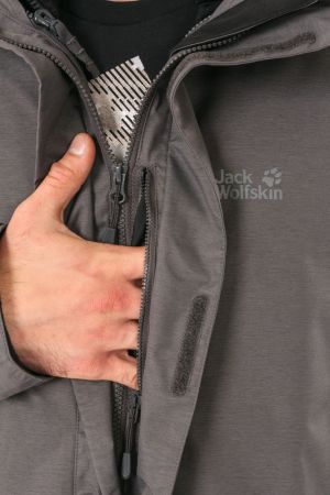 Kurtka męska Jack Wolfskin Kurtka męska Beerenberg Sky szara r. L 12