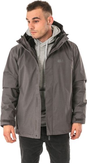 Kurtka męska Jack Wolfskin Kurtka męska Beerenberg Sky szara r. L 4