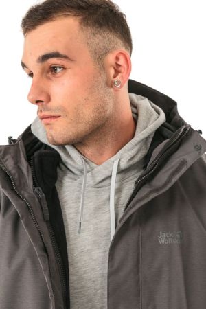 Kurtka męska Jack Wolfskin Kurtka męska Beerenberg Sky szara r. L 7