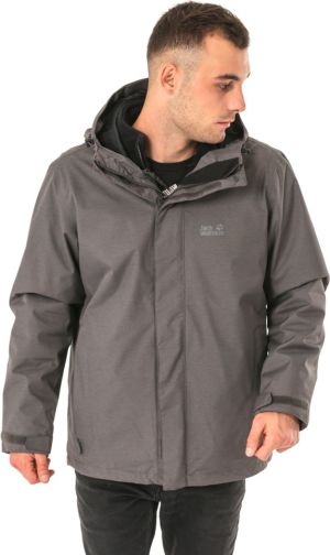 Kurtka męska Jack Wolfskin Kurtka męska Beerenberg Sky szara r. L 8