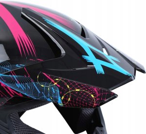 PRO-BIKER Kompletny Zestaw Motocyklowy: Kask L + Gogle + Rękawice + Maska Enduro Quad 5