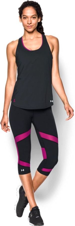 Under Armour Spodnie damskie Capri Under Armour Black/Magenta Shock r. XS (1271535007) 3