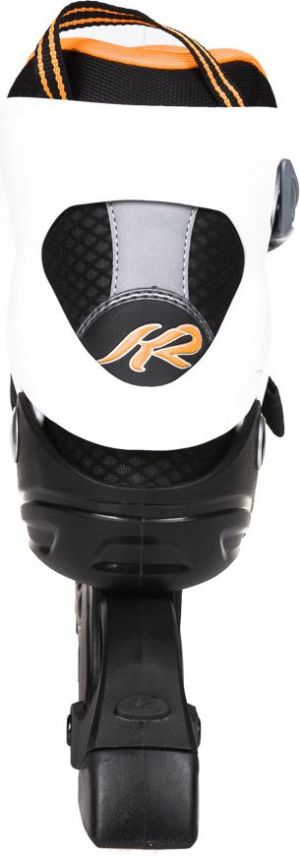 Rolki K2 Rolki fitness damskie Alexis 80 Czarno-biało-pomarańczowe r. 41.5 10