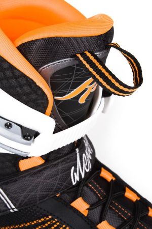 Rolki K2 Rolki fitness damskie Alexis 80 Czarno-biało-pomarańczowe r. 41.5 9
