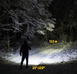 Latarka Armytek Latarka mocna z magnesem oświetlenie robocze IP68 1000 lumenów żółta barwa 6