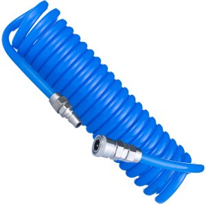 Rosfix WĄŻ PRZEWÓD PNEUMATYCZNY SPIRALNY POLIURETANOWY 8x12MM 5M 6-10 BAR ROSFIX 5