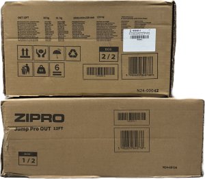 Trampolina ogrodowa Zipro Jump Pro z siatką zewnętrzną 12FT 374cm 12