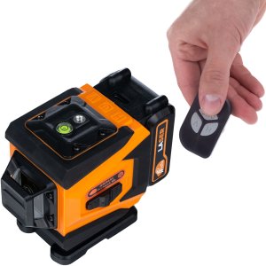 Rosfix LASER KRZYŻOWY POZIOMICA 12L WYZNACZANIE SKOSÓW USB-C 2xAKU PLATFORMA PILOT 6