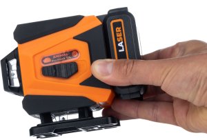 Rosfix LASER KRZYŻOWY POZIOMICA 12L WYZNACZANIE SKOSÓW USB-C 2xAKU PLATFORMA PILOT 7