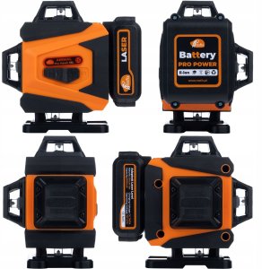 Rosfix LASER KRZYŻOWY POZIOMICA 360 16L STATYW WYZNACZANIE SKOSÓW 2x AKU USB 2