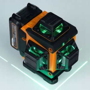Rosfix LASER KRZYŻOWY POZIOMICA 360 16L STATYW WYZNACZANIE SKOSÓW 2x AKU USB 5