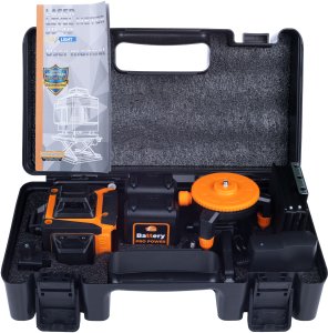 Rosfix LASER KRZYŻOWY POZIOMICA 360 16L STATYW WYZNACZANIE SKOSÓW 2x AKU USB 7