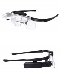 Lornetka Rosfix OKULARY POWIĘKSZAJĄCE LUPA OŚWIETLENIE LED 1.5X4.5X USB SOCZEWKI ZESTAW 3