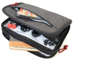 Troika TROIKA Organizer Poliester Czarny Szary Business Tech Pouch 2 3
