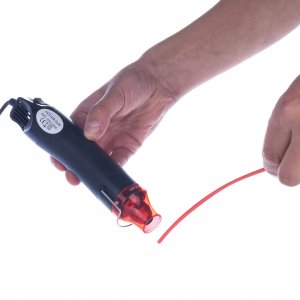 Rosfix Mini Opalarka Hot-AIR Lutownica + Ściągacz Izolacji Rurki Termokurczliwe 164 9