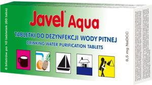 Javel Tabletki oczyszczające wodę Aqua 8.5mg 1