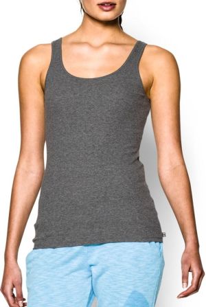 Under Armour Koszulka damska Double Threat Tank Under Armour Carbon Heather r. XS (1253915090) 2