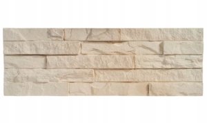 Stegu Płytka dekoracyjna gipsowa ścienna 38,5x13cm 0,4m2 Beżowa imitująca kamień 2