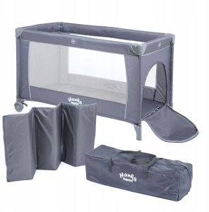 Hanks Kids ŁÓŻECZKO TURYSTYCZNE SIMPLE DARK GREY HANKSKIDS 4