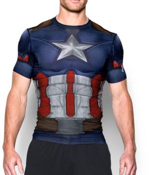 Under Armour Koszulka męska Alter Ego Transform Yourself Captain America granatowa r. XL 1
