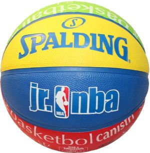 Spalding Piłka Do Koszykówki Juniorska NBA Jr Coloured 5 Rozmiar Uniwersalny (83-047Z) 1