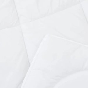 vidaXL Kołdra Inny z poduszką 3 pcs Biały 260 x 220 cm Mikrofibra (3377940 VidaXL) 4
