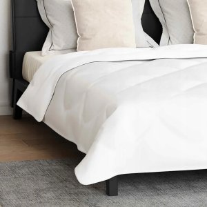 vidaXL Kołdra Inny z poduszką 3 pcs Biały 260 x 220 cm Mikrofibra (3377940 VidaXL) 5