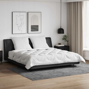 vidaXL Kołdra z poduszkami Inny 3 pcs Biały 200 x 220 cm Mikrofibra Lumarko! 5