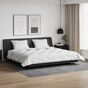 vidaXL Inny z poduszką 3 pcs Biały 240 x 200 cm Mikrofibra Lumarko 3