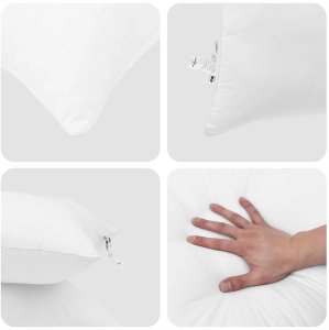 vidaXL Inny z poduszką 3 pcs Biały 240 x 200 cm Mikrofibra Lumarko 5
