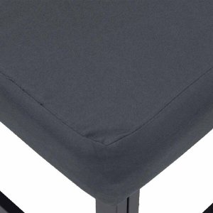 vidaXL Sof na Ogród z poduszką 6 pcs Czarny Aluminium Lumarko 3
