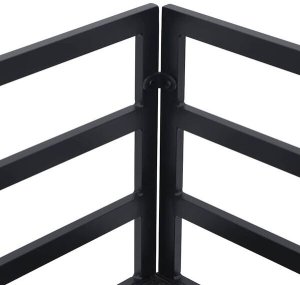 vidaXL Sof na Ogród z poduszką 6 pcs Czarny Aluminium Lumarko 4