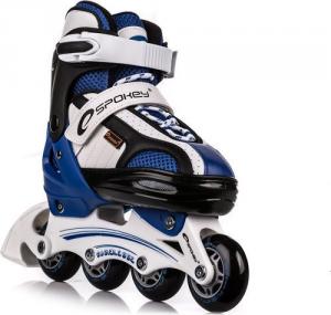 Rolki Spokey Pirouette z wymienną płozą regulowane niebieskie r. 30-33 2