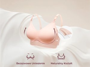 Momcozy Momcozy YN21 (XL) | Bezszwowy biustonosz do karmienia | Beżowy 3