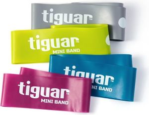 Tiguar Mini Band TI-MB0001 różne poziomy oporu w zestawie wielokolorowy 4 szt. 1
