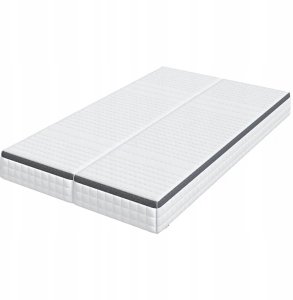 vidaXL Materac 2 pcs Biały, Szary 60 x 200 cm Dziane tkanina Lumarko! 7
