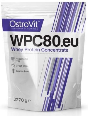 OstroVit Odżywka białkowa WPC80 2270g czekolada roz. uniw 1