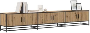 vidaXL vidaXL Jednostki telewizyjne 2 pcs Dąb rzemieślniczy 240 x 35 x 41 cm 3