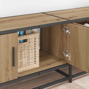 vidaXL vidaXL Jednostki telewizyjne 2 pcs Dąb rzemieślniczy 240 x 35 x 41 cm 4