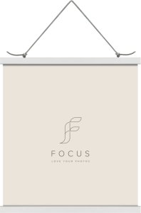Focus Poster Hanger Magnetic White 61cm 2