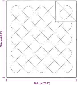 vidaXL vidaXL Duvet z poduszkami z poduszką 3 pcs Biały Mikrofibra 8