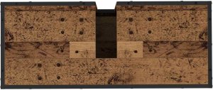 vidaXL vidaXL Szafka Łazienkowa z półką Stare drewno 80 x 33 x 60 cm 9