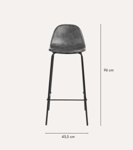 Atmosphera Stołek barowy VLADI, krzesło na podwyższeniu, VINTAGE, wysokość: 95 cm 3