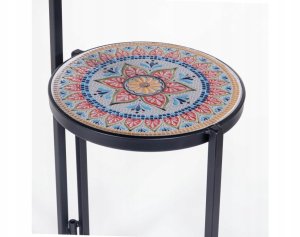 Tectake Kwietnik stojący MOZAIKA, 3 poziomy, 68 cm 4