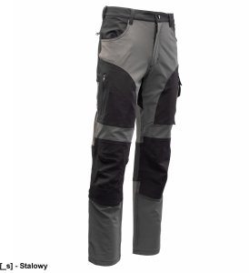 Polstar AISP - TRAIL spodnie do pasa 4WAY stretch podwójne potrójne szwy szyte mocną nicią 280 g/m2 wzmocnione kieszenie na komórkę dokumenty - khaki 102 18