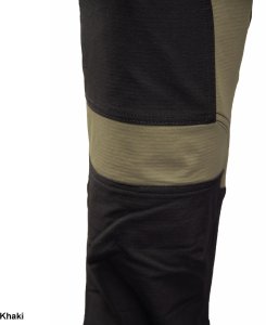 Polstar AISP - TRAIL spodnie do pasa 4WAY stretch podwójne potrójne szwy szyte mocną nicią 280 g/m2 wzmocnione kieszenie na komórkę dokumenty - khaki 102 32