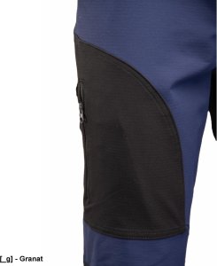 Polstar AISP - TRAIL spodnie do pasa 4WAY stretch podwójne potrójne szwy szyte mocną nicią 280 g/m2 wzmocnione kieszenie na komórkę dokumenty - khaki 102 6