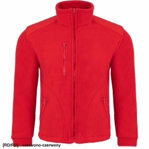 JHK FLRA 340 - bluza polarowa unisex, gruba posiada bardzo dobre właściwości cieplne - niebieski royal-czarny 5XL 14